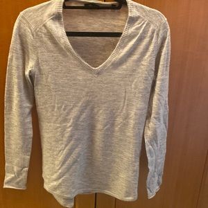 ATM grey V-neck sweater